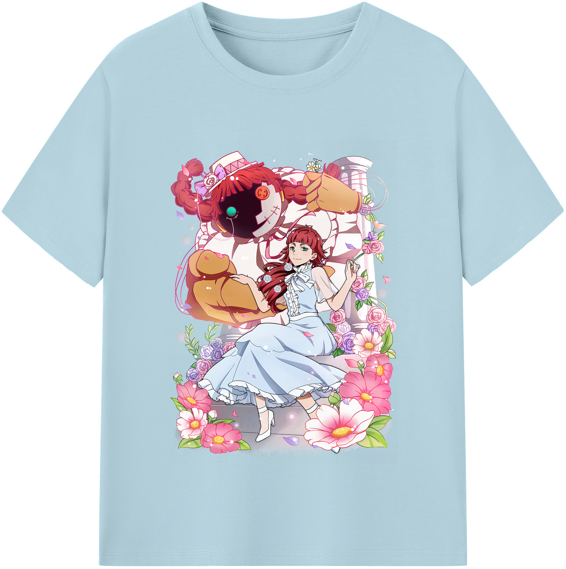 （画像用） 文豪ストレイドッグス Bungo Stray Dogs 綿100％半袖Tシャツ（フロントプリント）